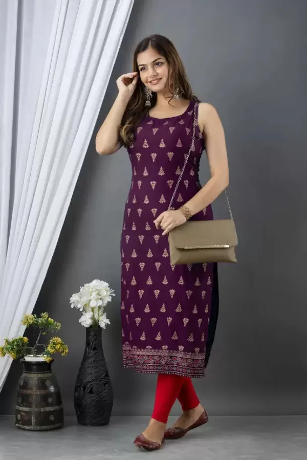 Purple_&_Gold_&_Maroon_Viscose_Rayon_Floral_Print_Straight_Kurta_For_Women