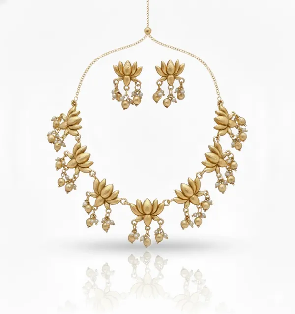 Golden_Premium____Necklace_Set_For_Women