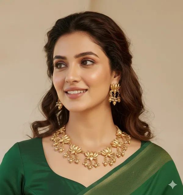 Golden_Premium____Necklace_Set_For_Women
