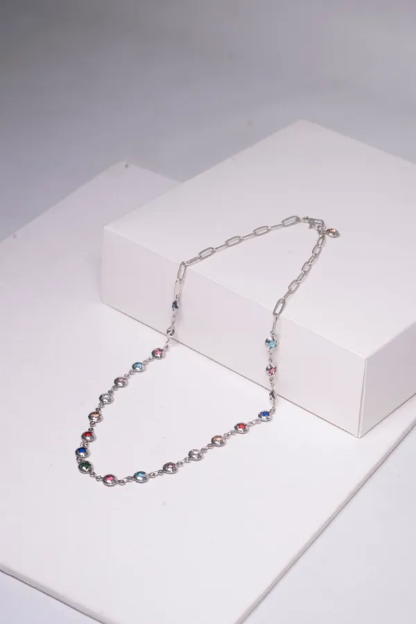 Silver_With_Multicolor_Premium____Necklace_For_Women