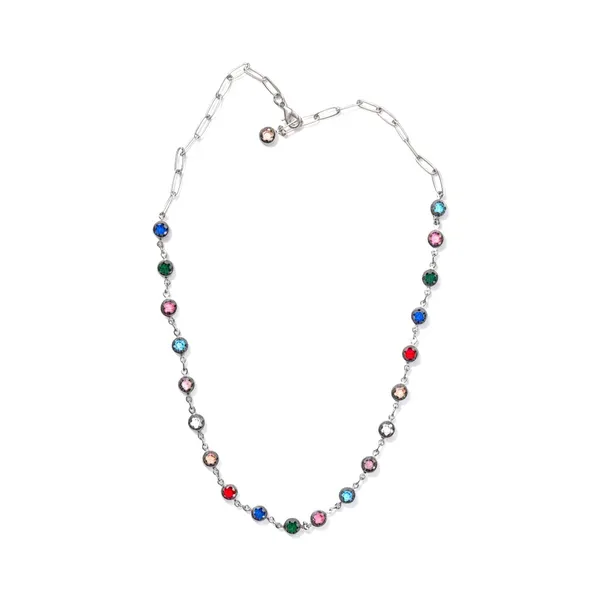 Silver_With_Multicolor_Premium____Necklace_For_Women