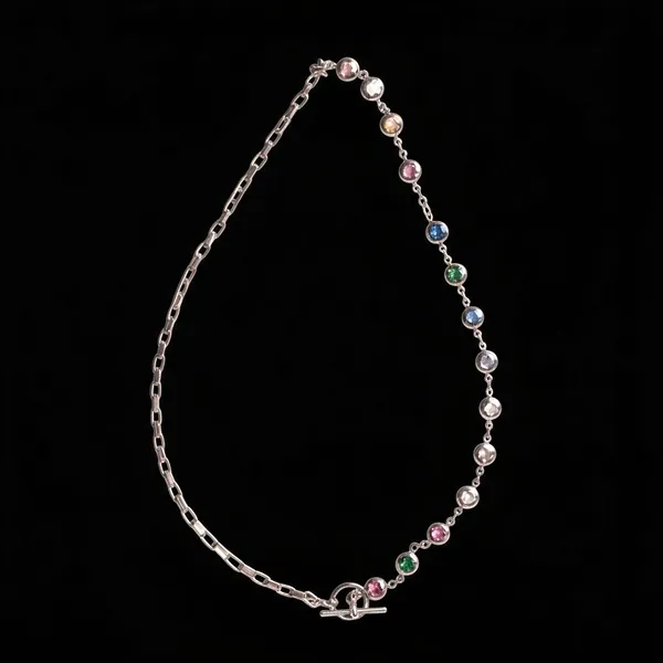 Silver_With_Multicolor_Premium____Necklace_For_Women