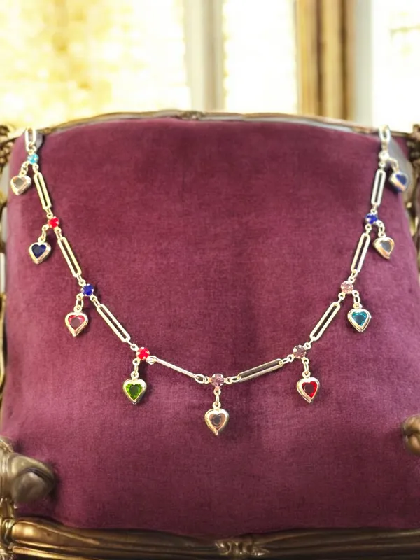 Golden_With_Multicolor_Premium____Necklace_For_Women