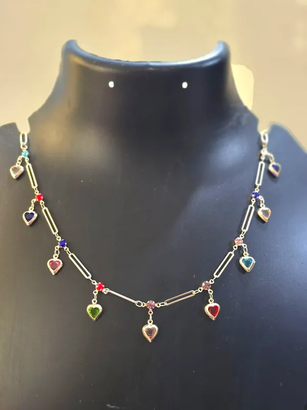 Golden_With_Multicolor_Premium____Necklace_For_Women