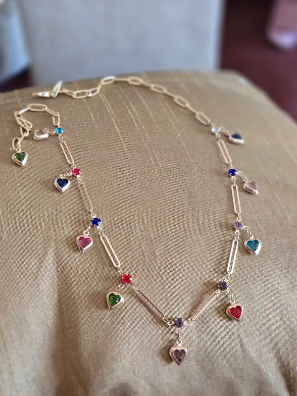 Golden_With_Multicolor_Premium____Necklace_For_Women