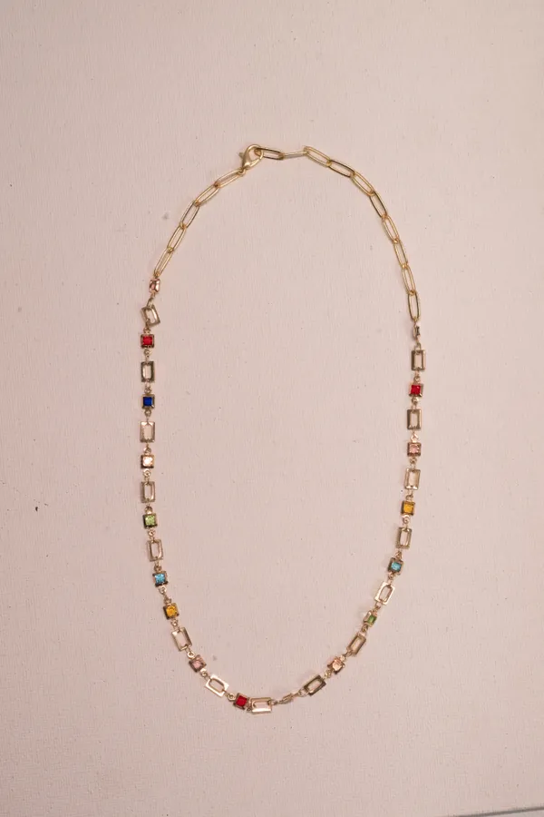 Golden_With_Multicolor_Premium____Necklace_For_Women