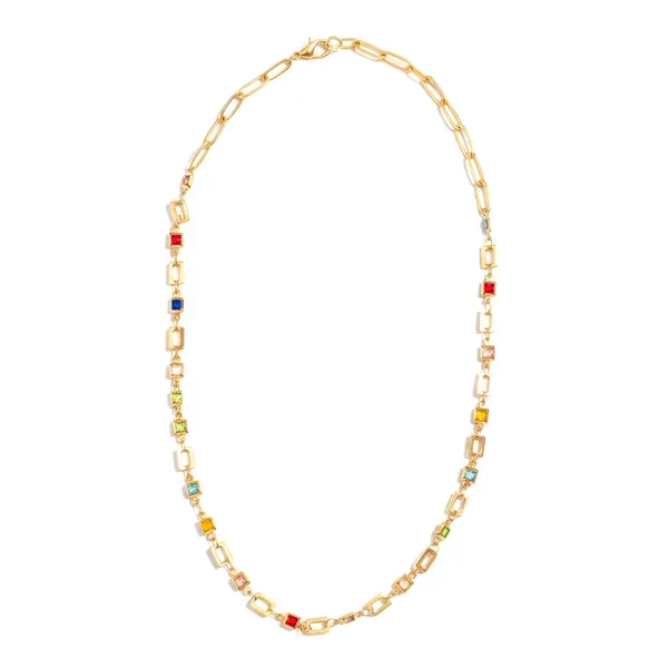 Golden_With_Multicolor_Premium____Necklace_For_Women