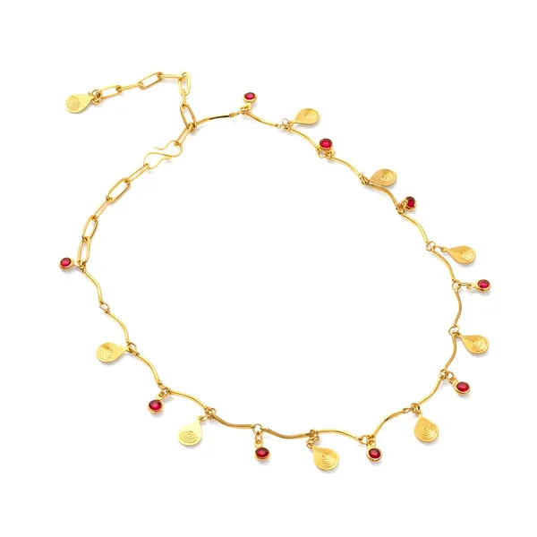Golden_And_Red_Premium____Necklace_For_Women