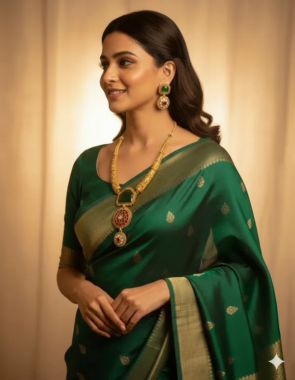 Green_and_Gold__Necklace_Set_For_Women