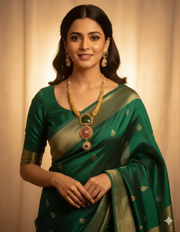 Green_and_Gold__Necklace_Set_For_Women