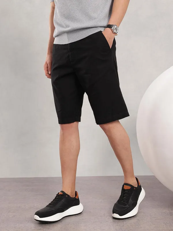 Black_Men_Pure_Cotton_Chino_Shorts
