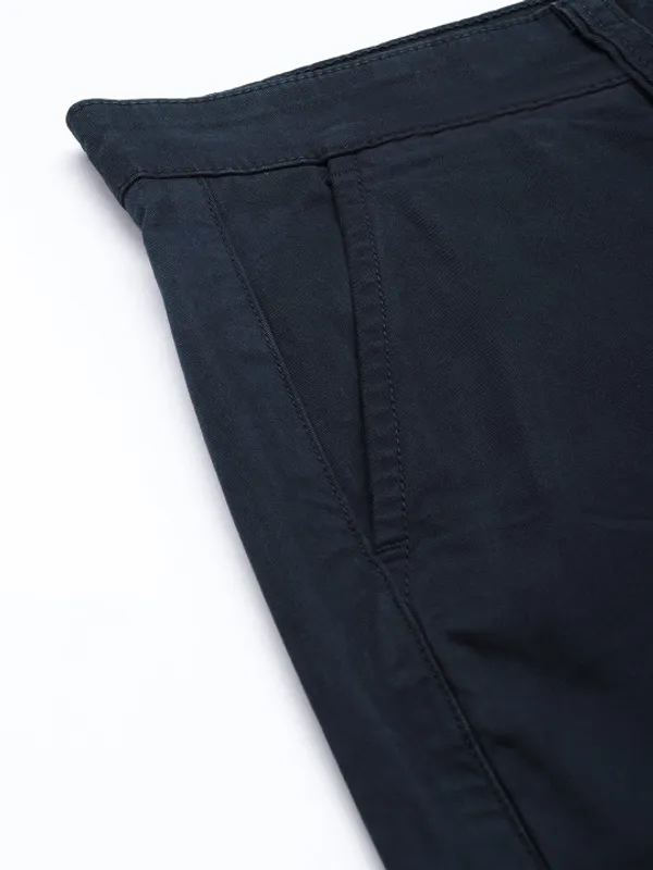 Navy_Blue_Men_Solid_Pure_Cotton_Slim_Fit_Chino_Shorts