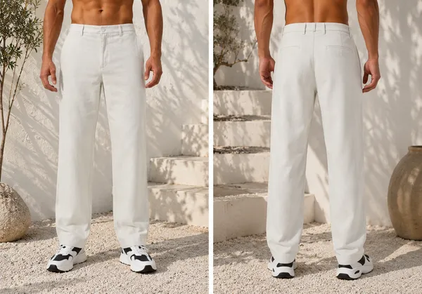 Men's_White_Color_Cotton_Linen_Trouser