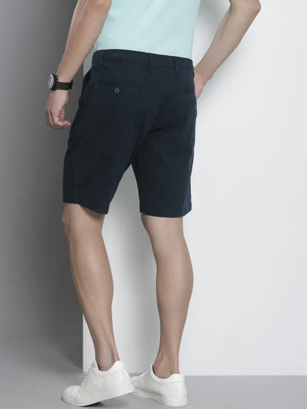 Navy_Blue_Men_Solid_Pure_Cotton_Slim_Fit_Chino_Shorts