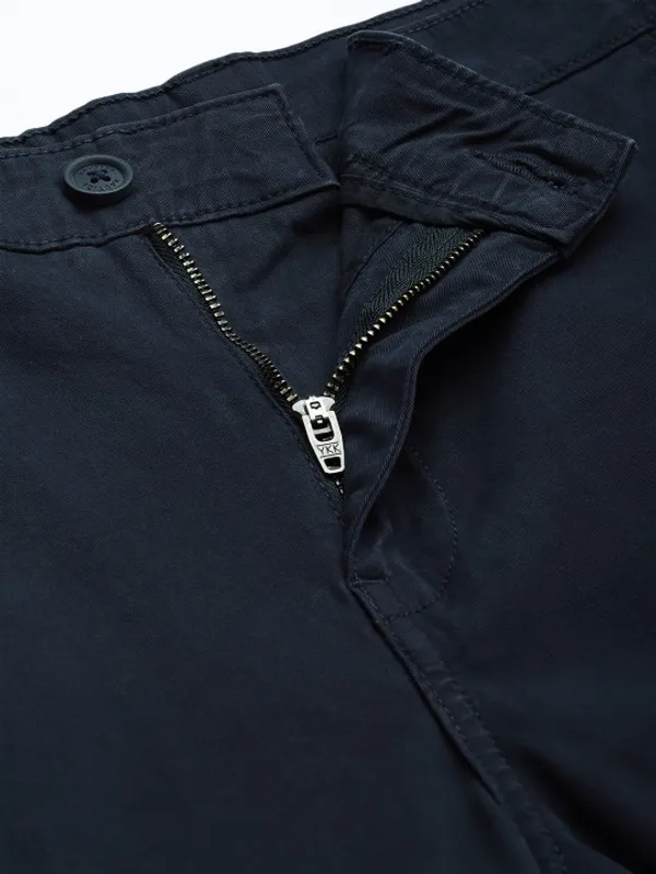 Navy_Blue_Men_Solid_Pure_Cotton_Slim_Fit_Chino_Shorts