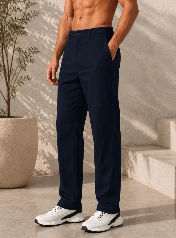 Men's_Navy_Blue_Cotton__Linen_Trouser