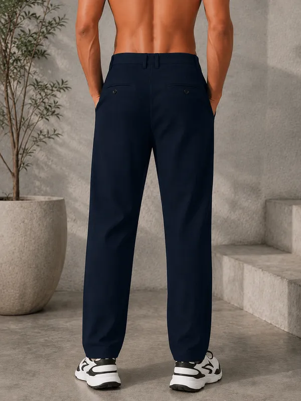 Men's_Navy_Blue_Cotton__Linen_Trouser