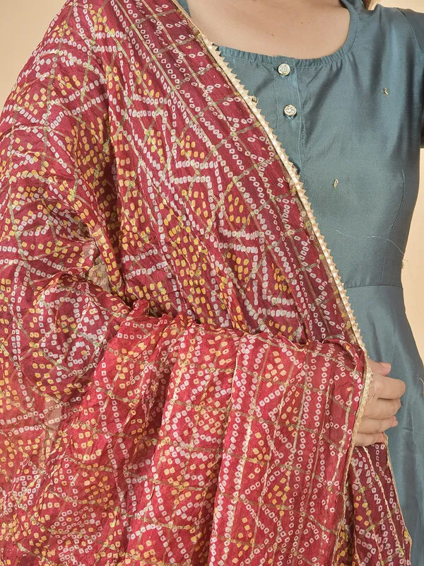 Maroon_Art_Silk_Printed_Dupatta_For_Women