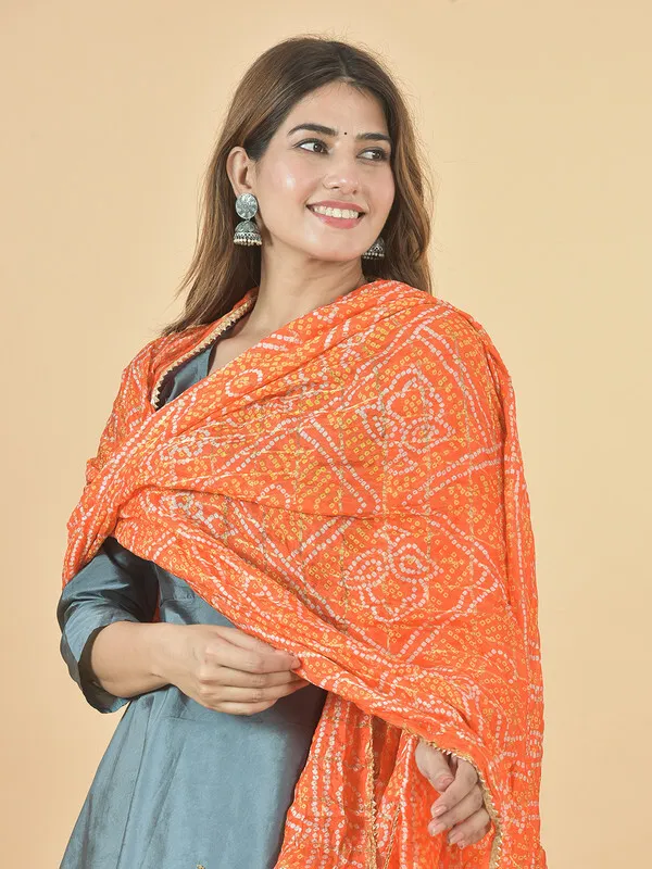 Orange_Art_Silk_Printed_Dupatta_For_Women