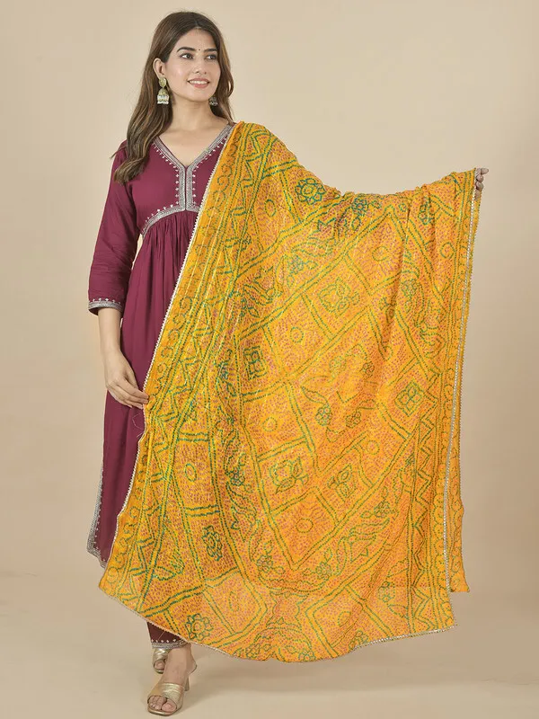 Yellow_Art_Silk_Printed_Dupatta_For_Women