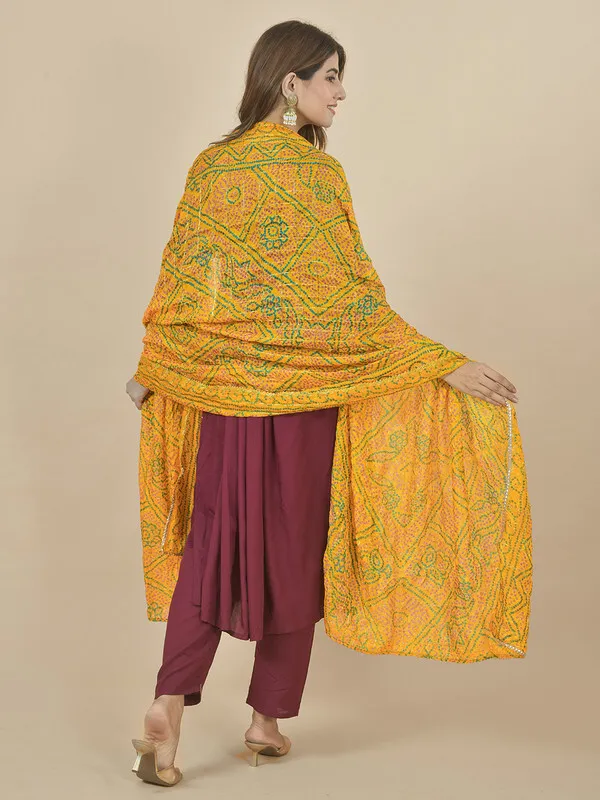 Yellow_Art_Silk_Printed_Dupatta_For_Women