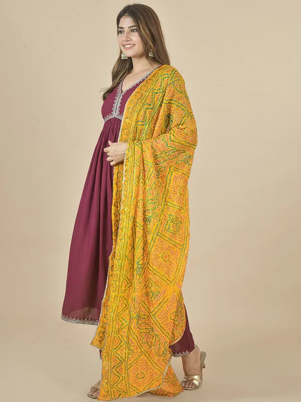 Yellow_Art_Silk_Printed_Dupatta_For_Women
