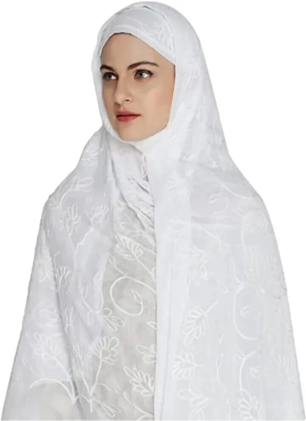 White_Chiffon_Embroidered_Dupatta_For_Women