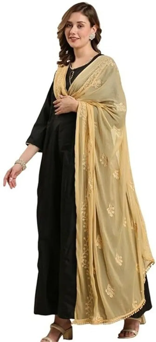 Beige_Chiffon_Embroidered_Dupatta_For_Women