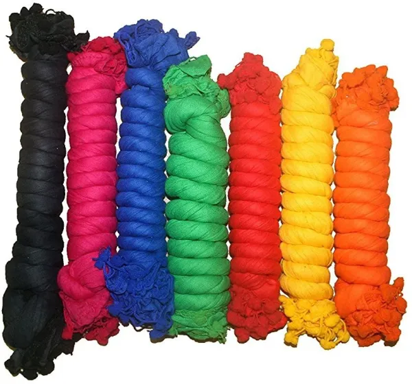 Multicolor_Cotton_Blend_Solid_Dupatta_For_Women_(Pack_Of_10)