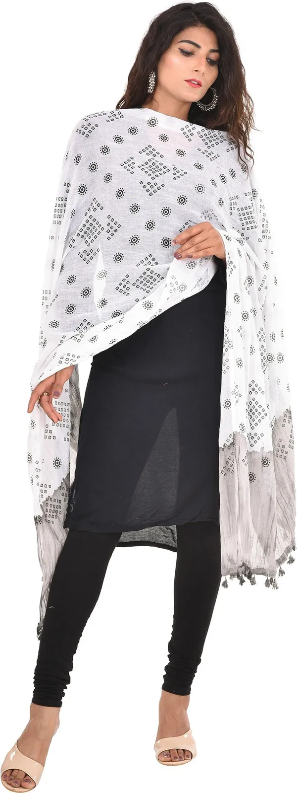 Multicolor_Cotton_Blend_Printed_Dupatta_For_Women_(Pack_Of_7)