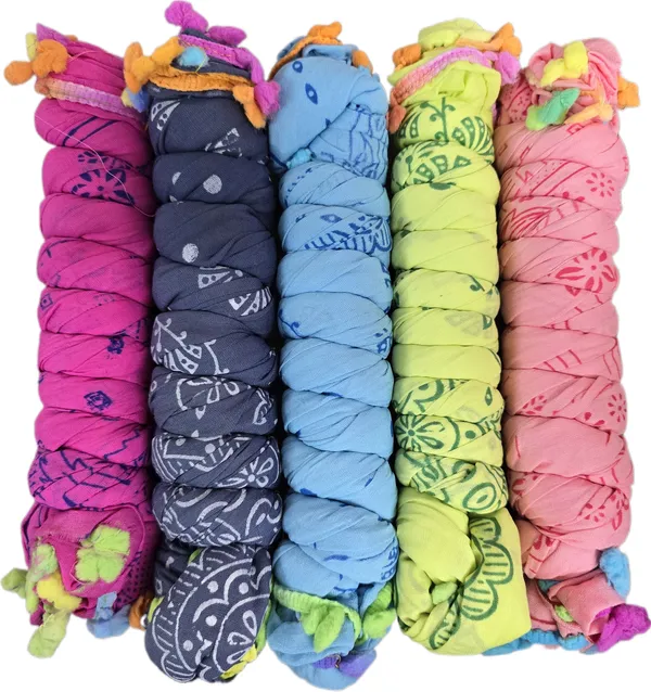 Multicolor_Cotton_Blend_Solid_Dupatta_For_Women_(Pack_Of_5)