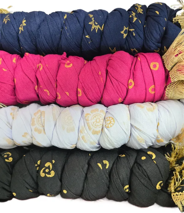 Multicolor_Cotton_Blend_Solid_Dupatta_For_Women_(Pack_Of_5)