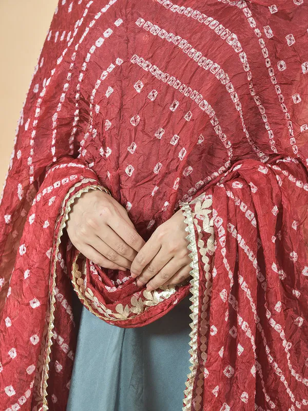 Maroon_Art_Silk_Printed_Dupatta_For_Women