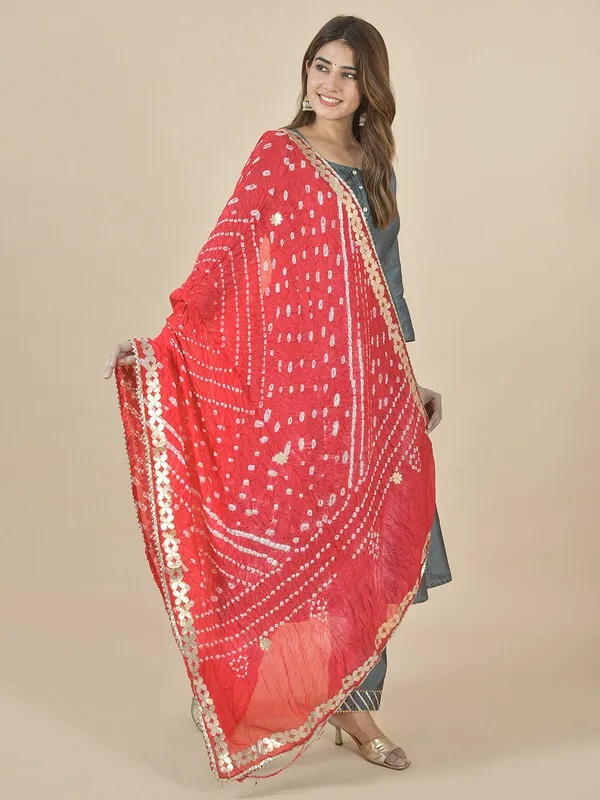 Red_Art_Silk_Printed_Dupatta_For_Women
