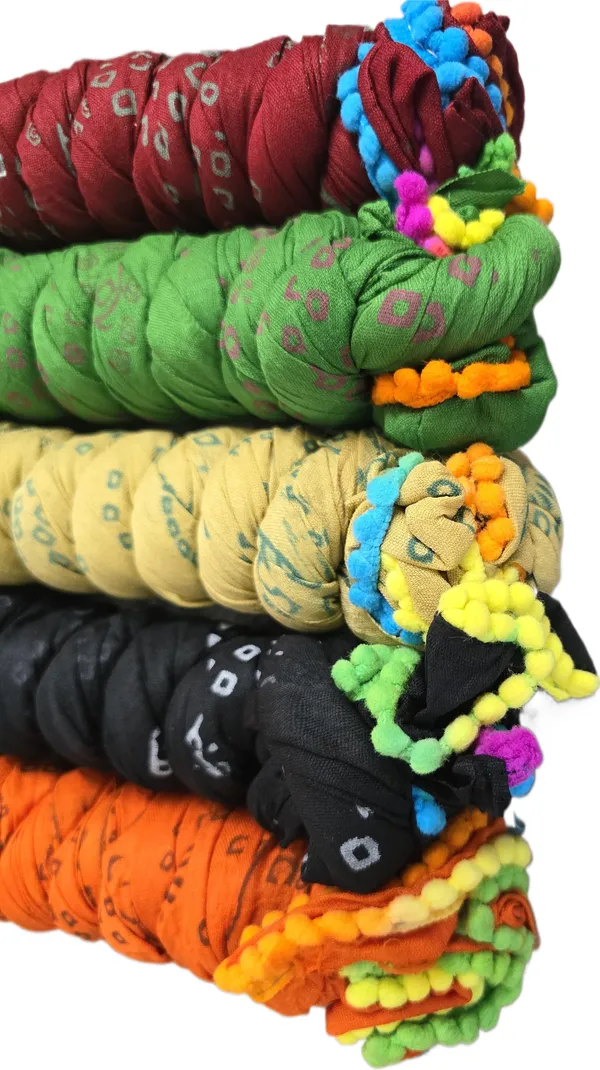 Multicolor_Cotton_Blend_Solid_Dupatta_For_Women_(Pack_Of_5)