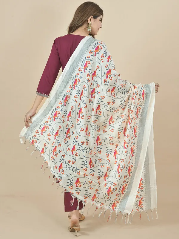 Multicolor_Silk_Blend_Printed_Dupatta_For_Women