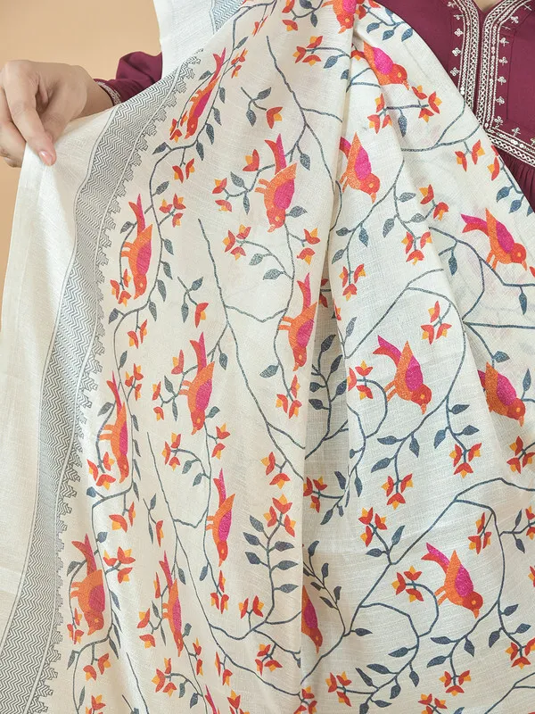 Multicolor_Silk_Blend_Printed_Dupatta_For_Women
