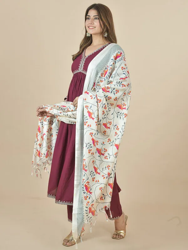 Multicolor_Silk_Blend_Printed_Dupatta_For_Women