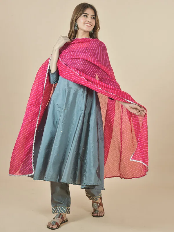Pink_Kota_Doria_Striped_Dupatta_For_Women
