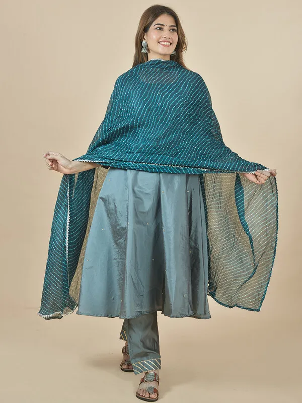 Dark_Blue_Kota_Doria_Striped_Dupatta_For_Women