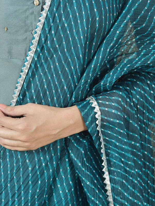 Dark_Blue_Kota_Doria_Striped_Dupatta_For_Women