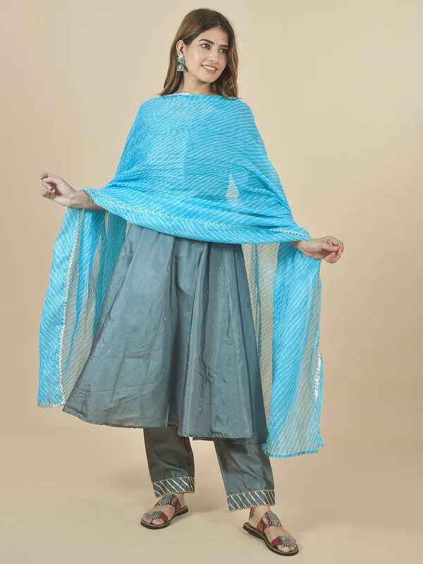 Light_Blue_Kota_Doria_Striped_Dupatta_For_Women