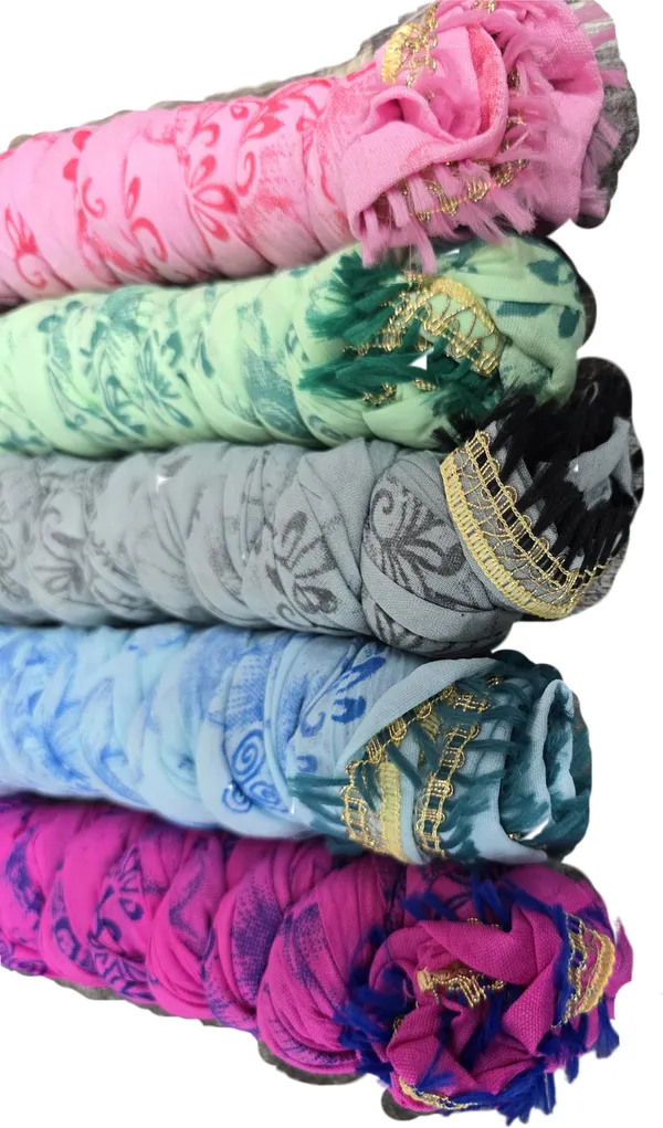 Multicolor_Cotton_Blend_Solid_Dupatta_For_Women_(Pack_Of_5)