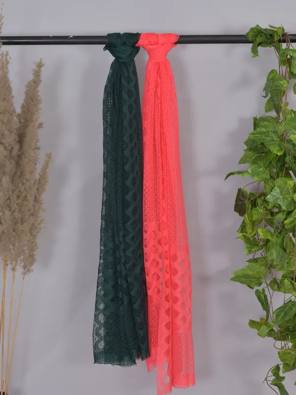 Multicolor_Net_Self_Design_Dupatta_For_Women_(Pack_Of_2)