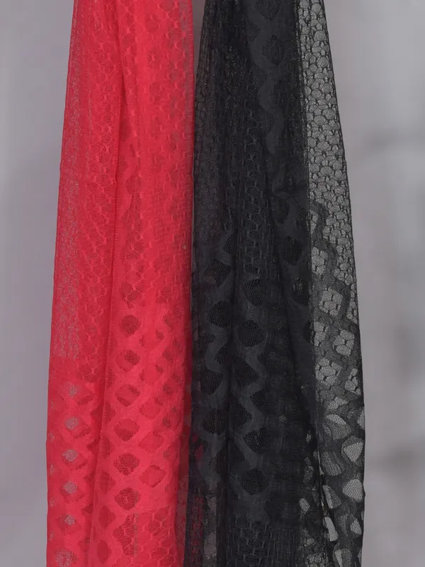 Multicolor_Net_Self_Design_Dupatta_For_Women_(Pack_Of_2)