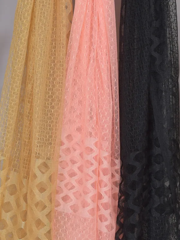 Multicolor_Net_Self_Design_Dupatta_For_Women_(Pack_Of_3)