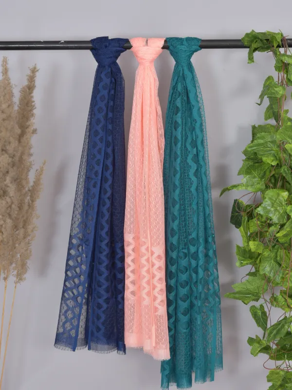 Multicolor_Net_Self_Design_Dupatta_For_Women_(Pack_Of_3)