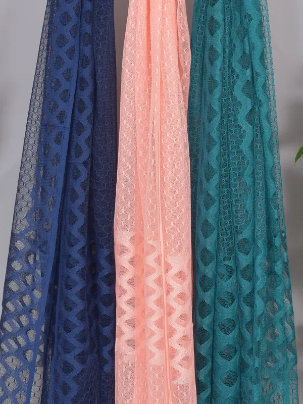 Multicolor_Net_Self_Design_Dupatta_For_Women_(Pack_Of_3)