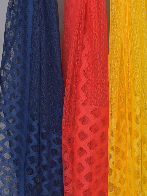 Multicolor_Net_Self_Design_Dupatta_For_Women_(Pack_Of_3)