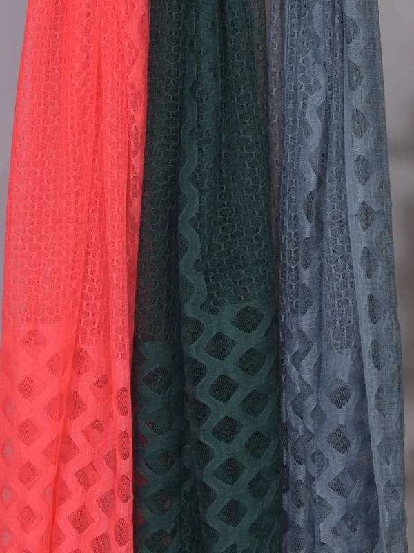 Multicolor_Net_Self_Design_Dupatta_For_Women_(Pack_Of_3)